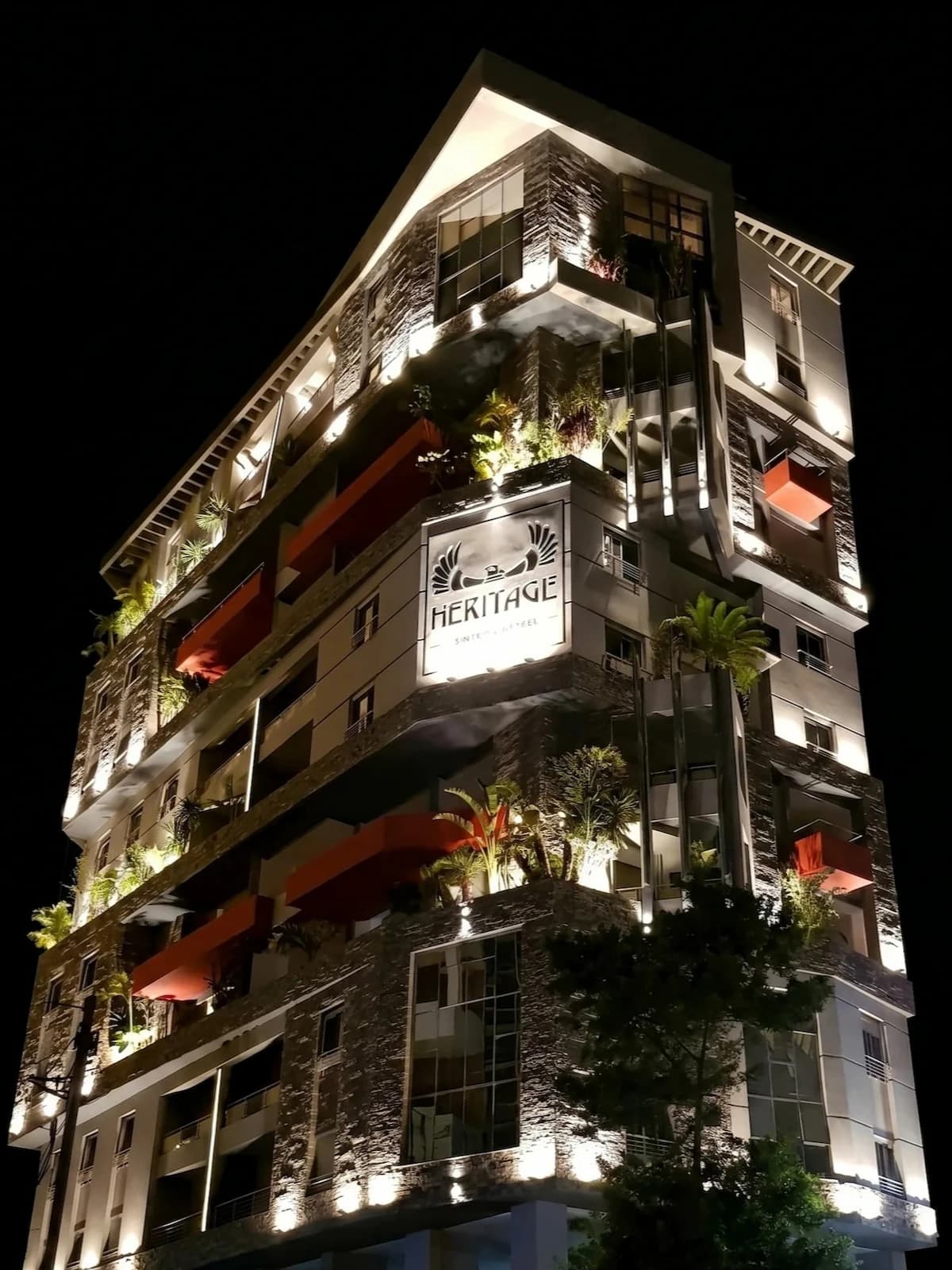 Heritage Legend at night in Roushdy, Alexandria