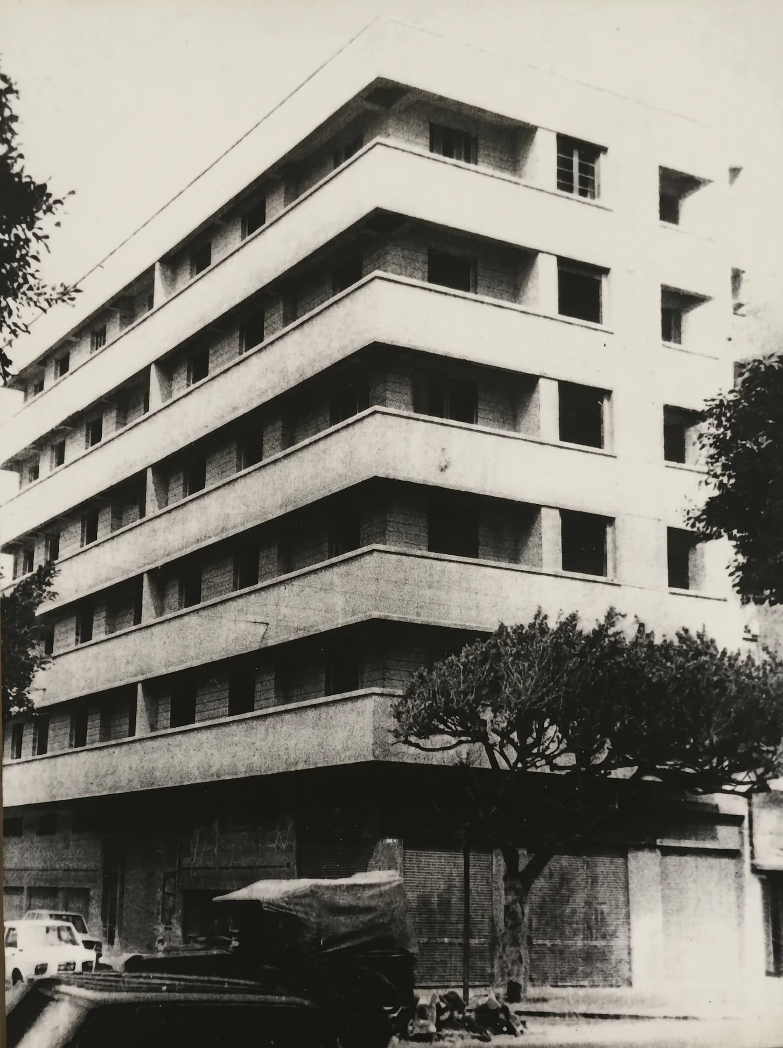 Original historic building before redevelopment