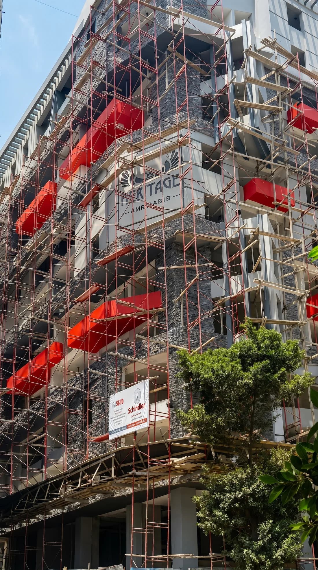 Heritage Legend during redevelopment and structural transformation